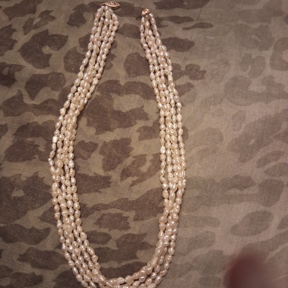Classic Multi-Strand Pearl Necklace